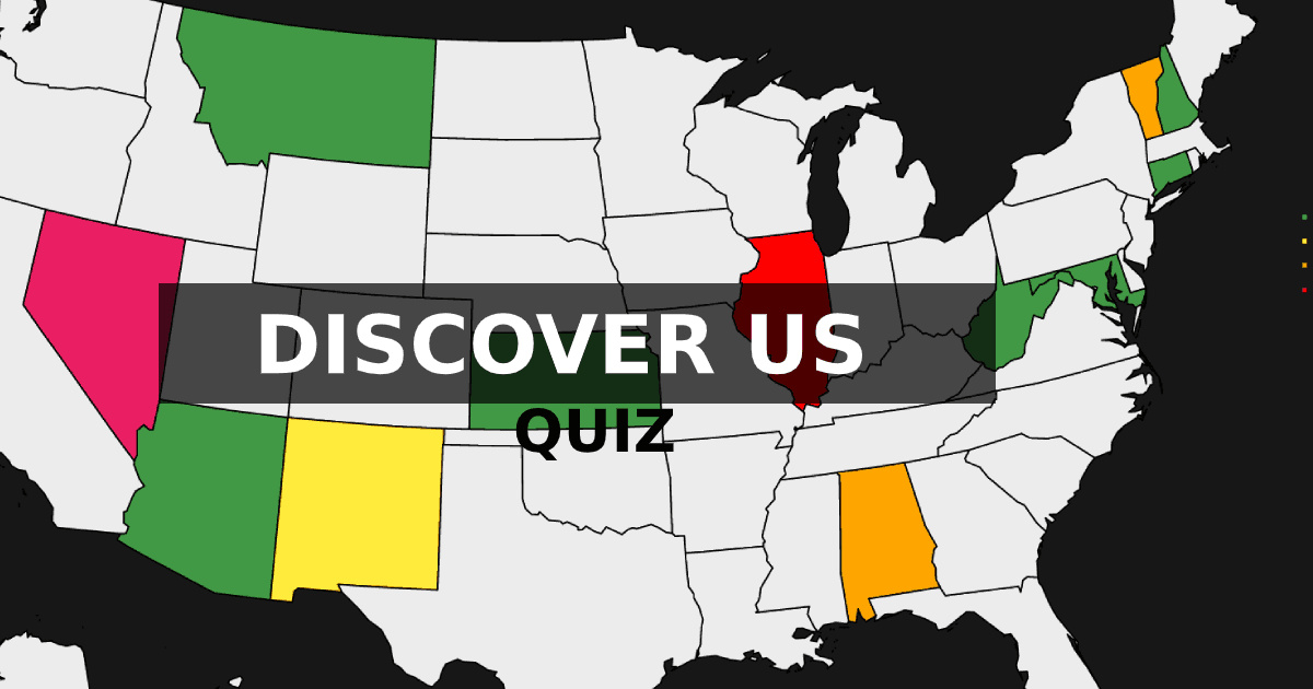 Location of United States countries | Quiz